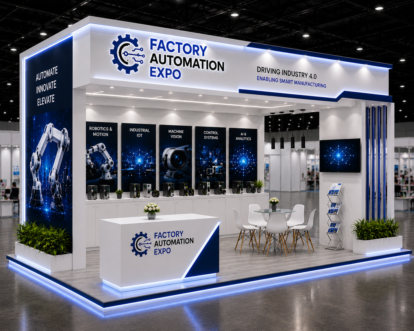 Rental Exhibition Stands for Factory Automation Expo